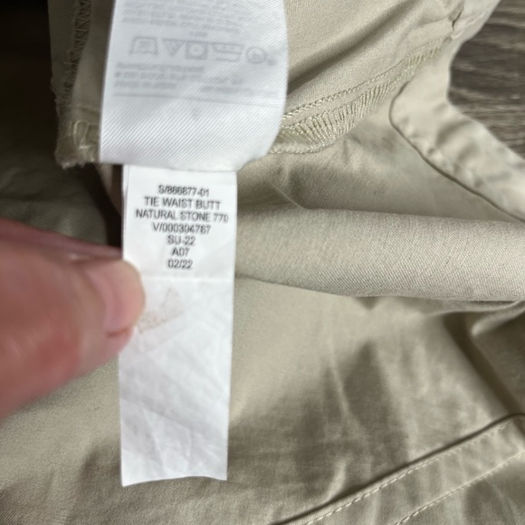 Banana Republic Women’s A-line Natural Stone Button Down Pockets Skirt Size 8 - Picture 7 of 8